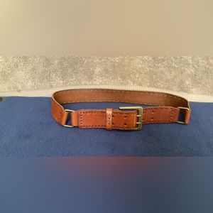 FOSSIL LEATHER BELT. Top Grain Cowhide.